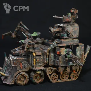 Описание картинки Orkz War Wagon от Coolbrush по цене 11 300руб | Свободный Рынок Миниатюр - СРМ