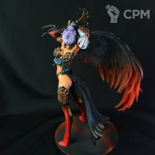 Описание картинки Камаэль из La2 (не совсем канон цвета) от Greatundead по цене 17 500руб | Свободный Рынок Миниатюр - СРМ