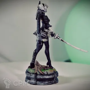 Описание картинки Nier:Automata (2b) от Game&Reality Studio по цене 5 800руб | Свободный Рынок Миниатюр - СРМ
