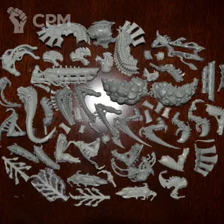 Описание картинки Tyrannofex/tervigon от Ilych по цене 2 200руб | Свободный Рынок Миниатюр - СРМ