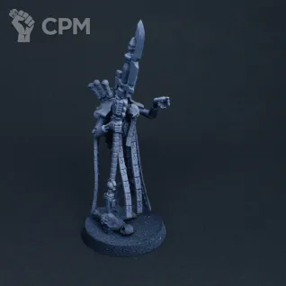 Описание картинки Necron Plasmancer от Cowboy Jerry по цене 1 100руб | Свободный Рынок Миниатюр - СРМ