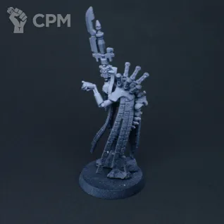 Описание картинки Necron Plasmancer от Cowboy Jerry по цене 1 100руб | Свободный Рынок Миниатюр - СРМ