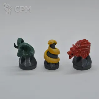 Описание картинки Жетоны кланов для настольной игры Кровавая Ярость от BoardGameForFun по цене 1 575руб | Свободный Рынок Миниатюр - СРМ
