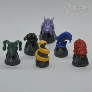 Описание картинки Жетоны кланов для настольной игры Кровавая Ярость от BoardGameForFun по цене 1 575руб | Свободный Рынок Миниатюр - СРМ