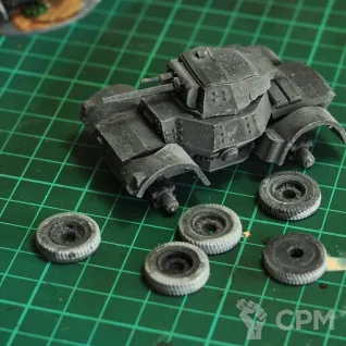 Описание картинки Daimler Armoured Car/ Даймлер, 1/56 от  по цене 2 000руб | Свободный Рынок Миниатюр - СРМ