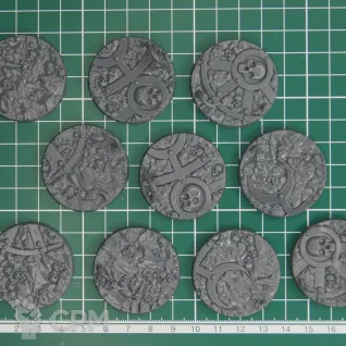 Описание картинки Slaanesh Bases 40 mm Базы/Подставки от Стальные Небеса по цене 450руб | Свободный Рынок Миниатюр - СРМ