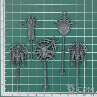 Описание картинки Slaanesh Icons / Banners от Стальные Небеса по цене 50руб | Свободный Рынок Миниатюр - СРМ