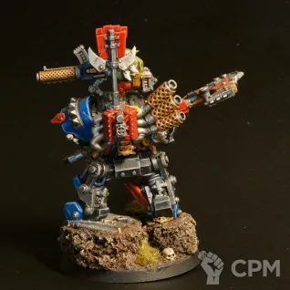Описание картинки Ork Warboss In Mega Armour от fenixsarov по цене 4 900руб | Свободный Рынок Миниатюр - СРМ