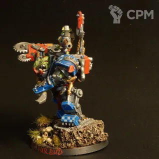 Описание картинки Ork Warboss In Mega Armour от fenixsarov по цене 4 900руб | Свободный Рынок Миниатюр - СРМ