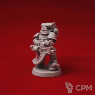 Описание картинки Minotaur With Heavy Bolter (Event-Only) от Hellraiser по цене 350руб | Свободный Рынок Миниатюр - СРМ