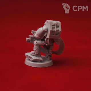 Описание картинки Minotaur With Heavy Bolter (Event-Only) от Hellraiser по цене 350руб | Свободный Рынок Миниатюр - СРМ