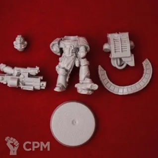 Описание картинки Minotaur With Heavy Bolter (Event-Only) от Hellraiser по цене 350руб | Свободный Рынок Миниатюр - СРМ