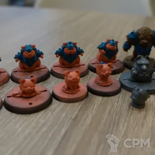 Описание картинки Blood bowl: Orc Team Cutiemals от brooklyndead по цене 5 000руб | Свободный Рынок Миниатюр - СРМ