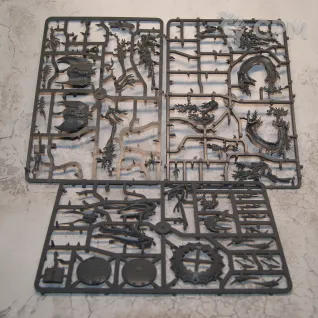 Описание картинки Burning Chariot of Tzeentch от Tyrra по цене 3 500руб | Свободный Рынок Миниатюр - СРМ