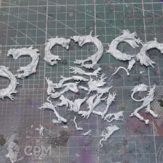 Описание картинки Flamers of Tzeentch от Tyrra по цене 1 000руб | Свободный Рынок Миниатюр - СРМ