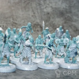 Описание картинки Deadwalker Zombies альтернатива от Tyrra по цене 1 600руб | Свободный Рынок Миниатюр - СРМ