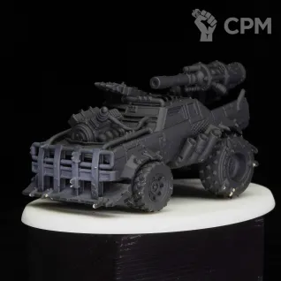 Описание картинки Орочья тачила | 3D Печать от МАНУФАКТОРИУМ по цене 790руб | Свободный Рынок Миниатюр - СРМ