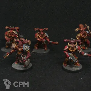 Описание картинки Khorne Berzerkers от SWT по цене 4 500руб | Свободный Рынок Миниатюр - СРМ