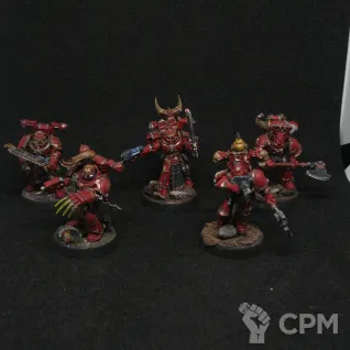 Описание картинки Khorne Berzerkers от SWT по цене 3 000руб | Свободный Рынок Миниатюр - СРМ