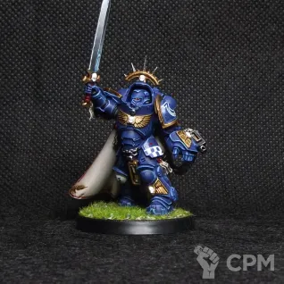 Описание картинки Captain in Gravis Armour (Ultramarine) от Vastoron по цене 2 000руб | Свободный Рынок Миниатюр - СРМ