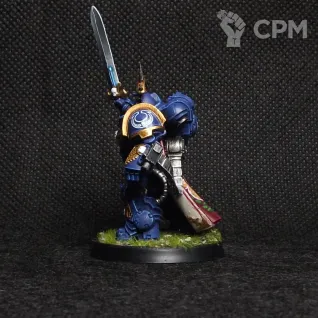 Описание картинки Captain in Gravis Armour (Ultramarine) от Vastoron по цене 2 000руб | Свободный Рынок Миниатюр - СРМ