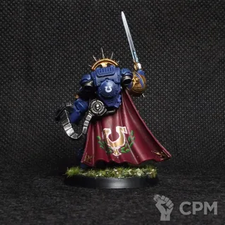 Описание картинки Captain in Gravis Armour (Ultramarine) от Vastoron по цене 2 000руб | Свободный Рынок Миниатюр - СРМ