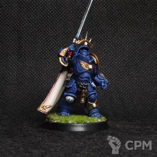 Описание картинки Captain in Gravis Armour (Ultramarine) от Vastoron по цене 2 000руб | Свободный Рынок Миниатюр - СРМ