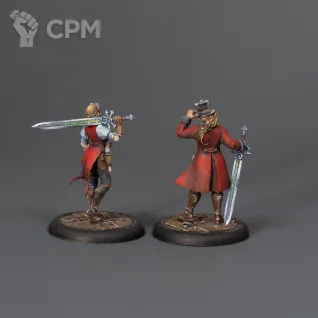 Описание картинки Malifaux Witchling Handler от Avansir по цене 6 500руб | Свободный Рынок Миниатюр - СРМ