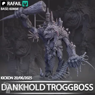 Описание картинки Dankhold Troggboss от Naggaroth Night по цене 1 200руб | Свободный Рынок Миниатюр - СРМ
