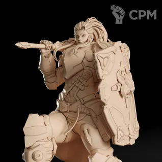 Описание картинки Brigitte Фигурка (Overwatch) от GAS3TXD  по цене 2 900руб | Свободный Рынок Миниатюр - СРМ