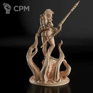 Описание картинки Krakken Huntress Фигурка от GAS3TXD  по цене 3 900руб | Свободный Рынок Миниатюр - СРМ