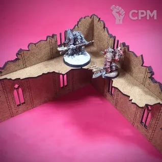 Описание картинки руина WH40k 7"х7"х5.1" откр. от StudioOtolega по цене 210руб | Свободный Рынок Миниатюр - СРМ