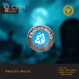 Описание картинки Malifaux Frozen Solid от TerraCutter по цене 35руб | Свободный Рынок Миниатюр - СРМ