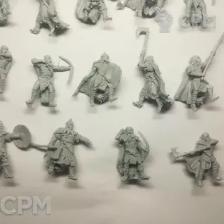 Описание картинки Dunlendin Warrior Warband. от Серж по цене 1 200руб | Свободный Рынок Миниатюр - СРМ