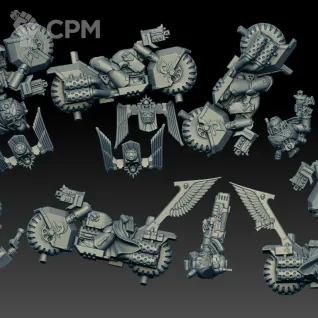 Описание картинки Ravenwing Black Knights (Scan) от AxeL's Forge по цене 1 400руб | Свободный Рынок Миниатюр - СРМ
