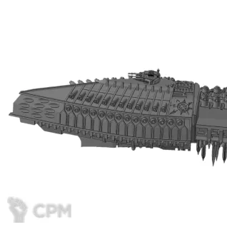 Описание картинки The Vengeful Spirit  - Gloriana-class Battleship от 3Д печать миниатюр по цене 3 775руб | Свободный Рынок Миниатюр - СРМ