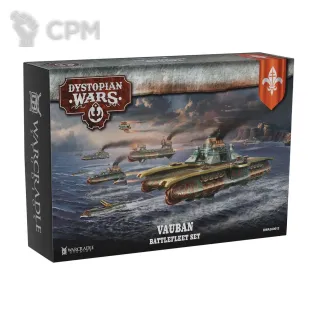 Описание картинки Dystopian Wars: Vauban Battlefleet Set (предзаказ) от Mini Wargame по цене 11 950руб | Свободный Рынок Миниатюр - СРМ