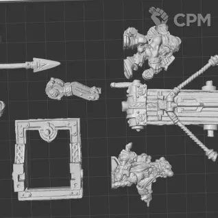 Описание картинки Dwarf Bolt Thrower от White Rhino по цене 699руб | Свободный Рынок Миниатюр - СРМ