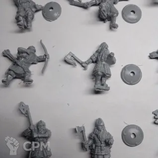 Описание картинки Dwarf Warriors. от Серж по цене 1 100руб | Свободный Рынок Миниатюр - СРМ
