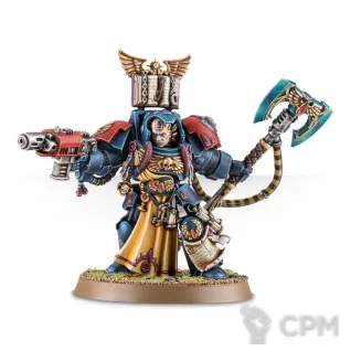 Описание картинки Предзаказ  Blood Angels Librarian in Terminator Armour от  по цене 3 900руб | Свободный Рынок Миниатюр - СРМ