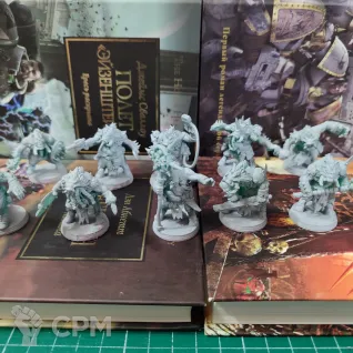 Описание картинки + Corrupted_Beasts + Культисты от WastelandMiniatures по цене 770руб | Свободный Рынок Миниатюр - СРМ
