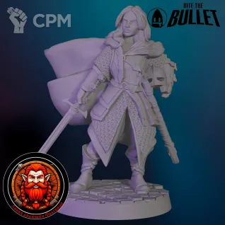 Описание картинки Елена, Дева-воительница от Falgrim's_shop по цене 420руб | Свободный Рынок Миниатюр - СРМ