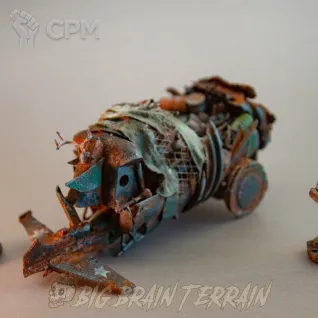 Описание картинки Хламовозка из винтокрыла | Fallout: Wasteland Warfare от Big Brain Terrain по цене 2 750руб | Свободный Рынок Миниатюр - СРМ