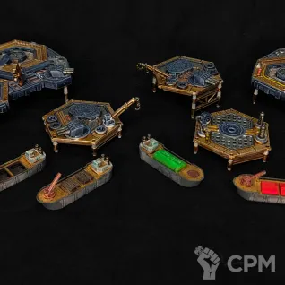 Описание картинки Продам флот Скандинавского Империума для Dystopian Wars от JIOCEHb по цене 50 000руб | Свободный Рынок Миниатюр - СРМ