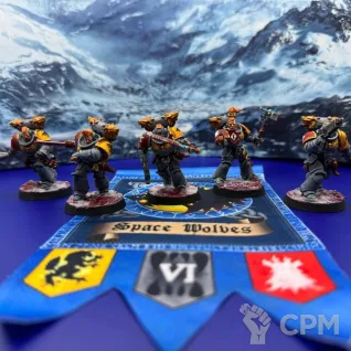 Описание картинки Assault Intercessor Squad от Мяс по цене 1 750руб | Свободный Рынок Миниатюр - СРМ