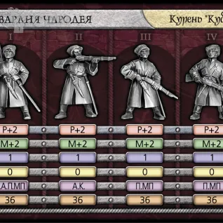 Описание картинки Отряд Битвы Fantasy - Казаки от Кот и Ворон по цене 200руб | Свободный Рынок Миниатюр - СРМ