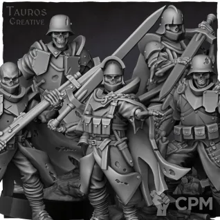 Описание картинки Hollow Guard — Eternal Frontline от Manufactorum76 по цене 1 000руб | Свободный Рынок Миниатюр - СРМ