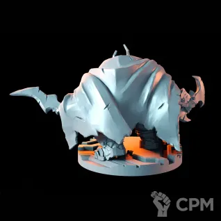 Описание картинки Орк бэтмен от Mind Mash print  по цене 590руб | Свободный Рынок Миниатюр - СРМ