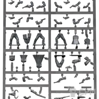 Описание картинки 1/2 Plastic Gunfighters (1 литник, 5 моделей) от Base 28 по цене 1 326руб | Свободный Рынок Миниатюр - СРМ