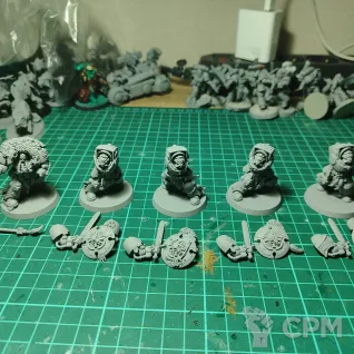 Описание картинки Wolf Guard Terminators от Ivan_Kosen по цене 4 000руб | Свободный Рынок Миниатюр - СРМ